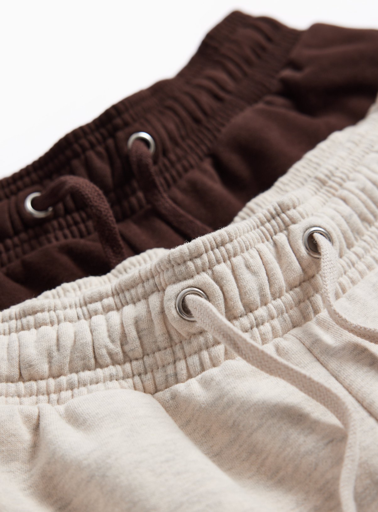 Brown Tapered Joggers 2 Pack M - Image 4 thumbnail